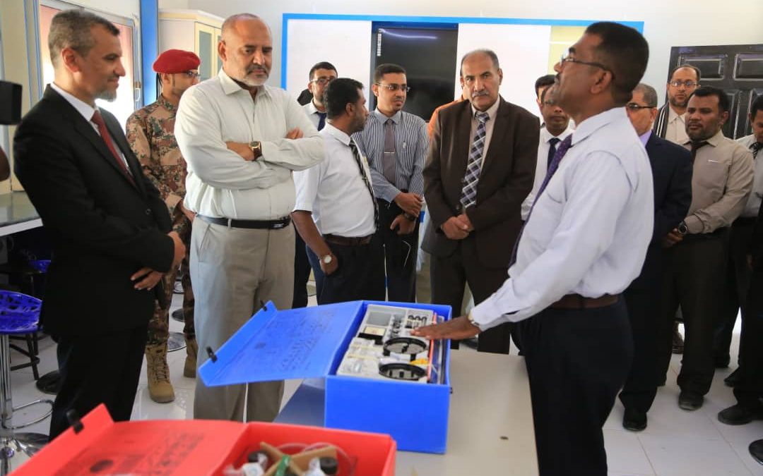 Inauguration of the second phase of the Rehabilitation and equipment program to the educational environment in both Faculties of Education and Girls at the University of Sieyun.