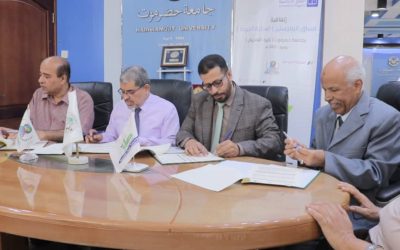 Signing an agreement to open a master’s course in Critical Care at the Faculty of Nursing, Hadhramout University