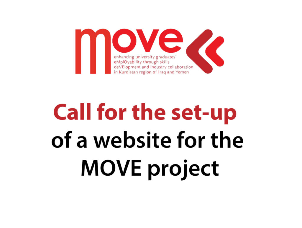 Call for the set-up of a website for the MOVE project – Selah ...