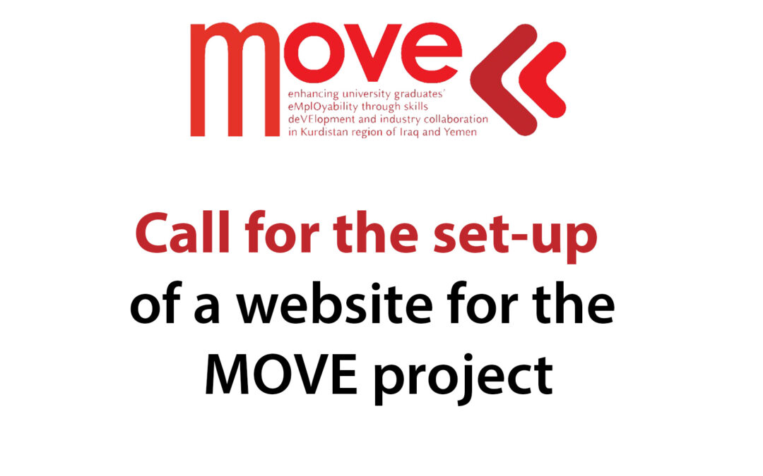 Call for the set-up of a website for the MOVE project