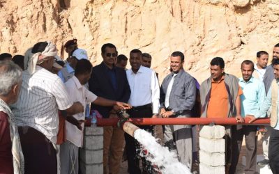 بتمويل مؤسسة صلة للتنمية .. افتتاح بئر مياه بروم بمحافظة حضرموت