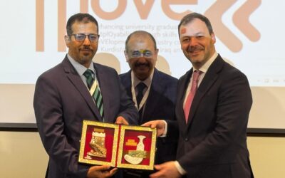 تدشين مشروع MOVE في جامعة السليمانية بكردستان العراق بحضور ١١ شريك دولي من إيطاليا وإسبانيا وكردستان واليمن